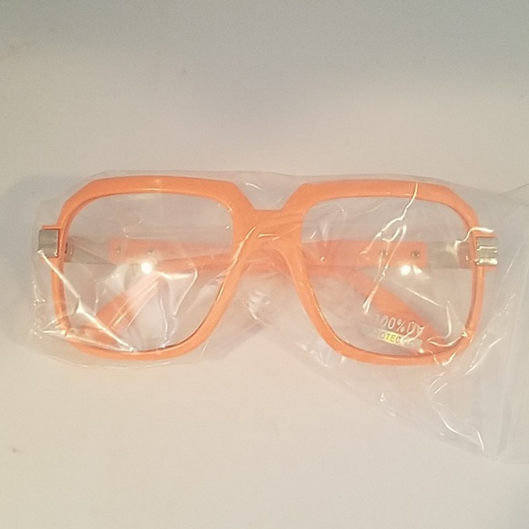 Other - Orange frame clear lens glasses new Other - Orange frame clear lens glasses new